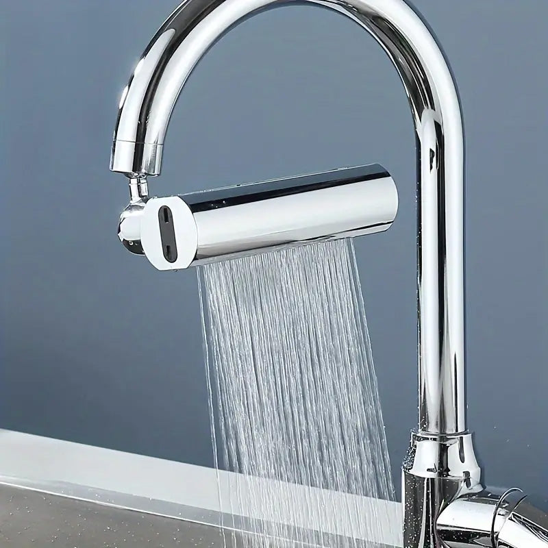 Adjustable Waterfall Faucet with 4 Spray Modes
