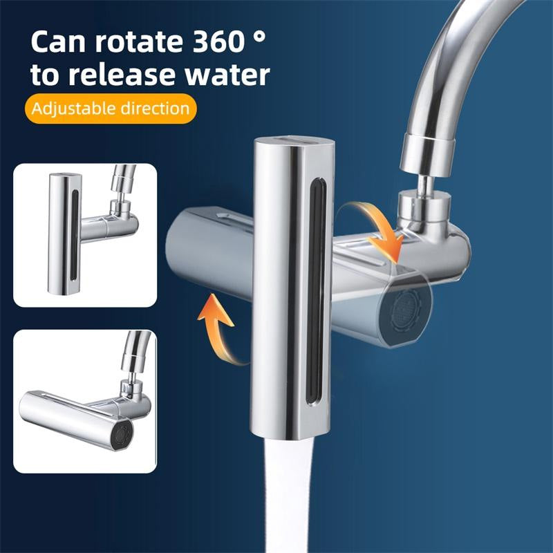 Adjustable Waterfall Faucet with 4 Spray Modes