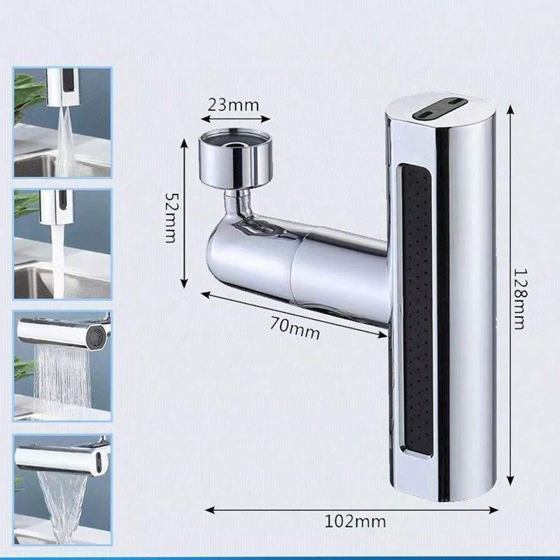 Adjustable Waterfall Faucet with 4 Spray Modes