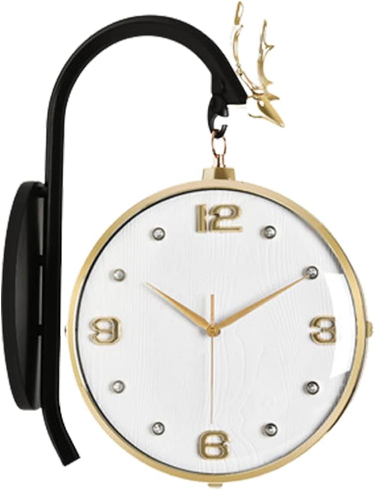 DOUBLE SIDE HANGING WALL CLOCK