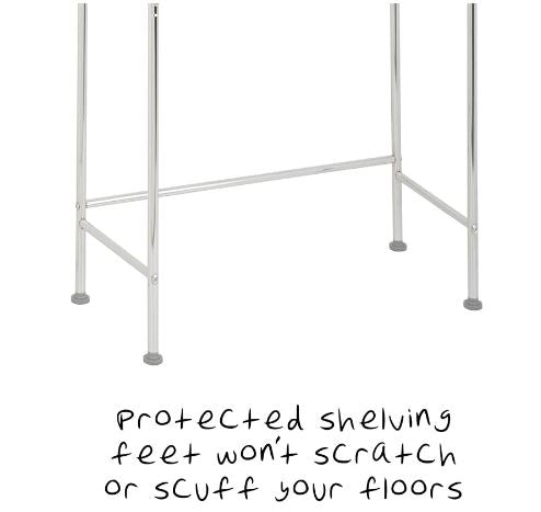 3 Tier Bathroom Tower Shelf, Space Saver Bathroom Rack, Toilet Top Storage Toilet Space Organizer