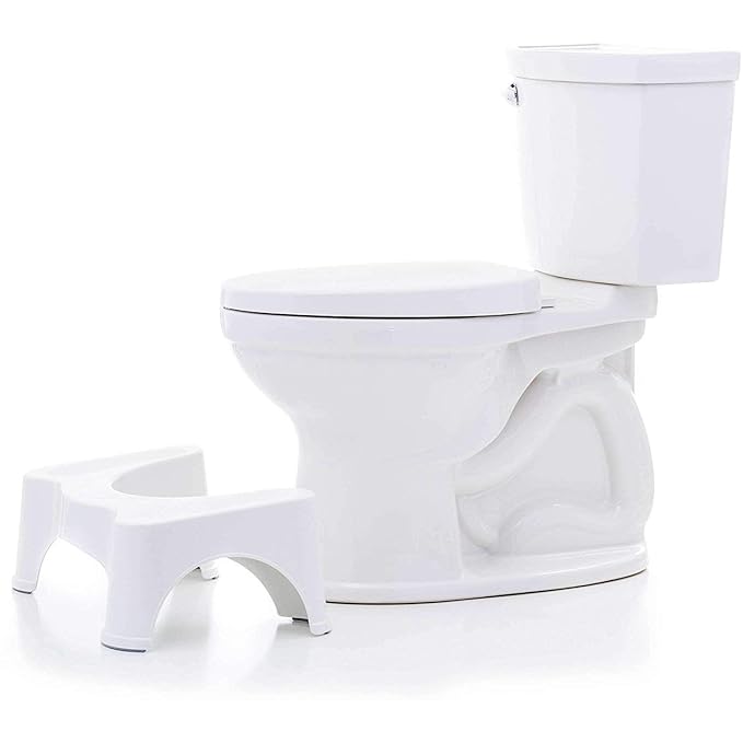 Toilet Foot Stool - Squatty Potty Stool Every Home Needs Space Saving Toilet Foot Stool for Adults & Kids