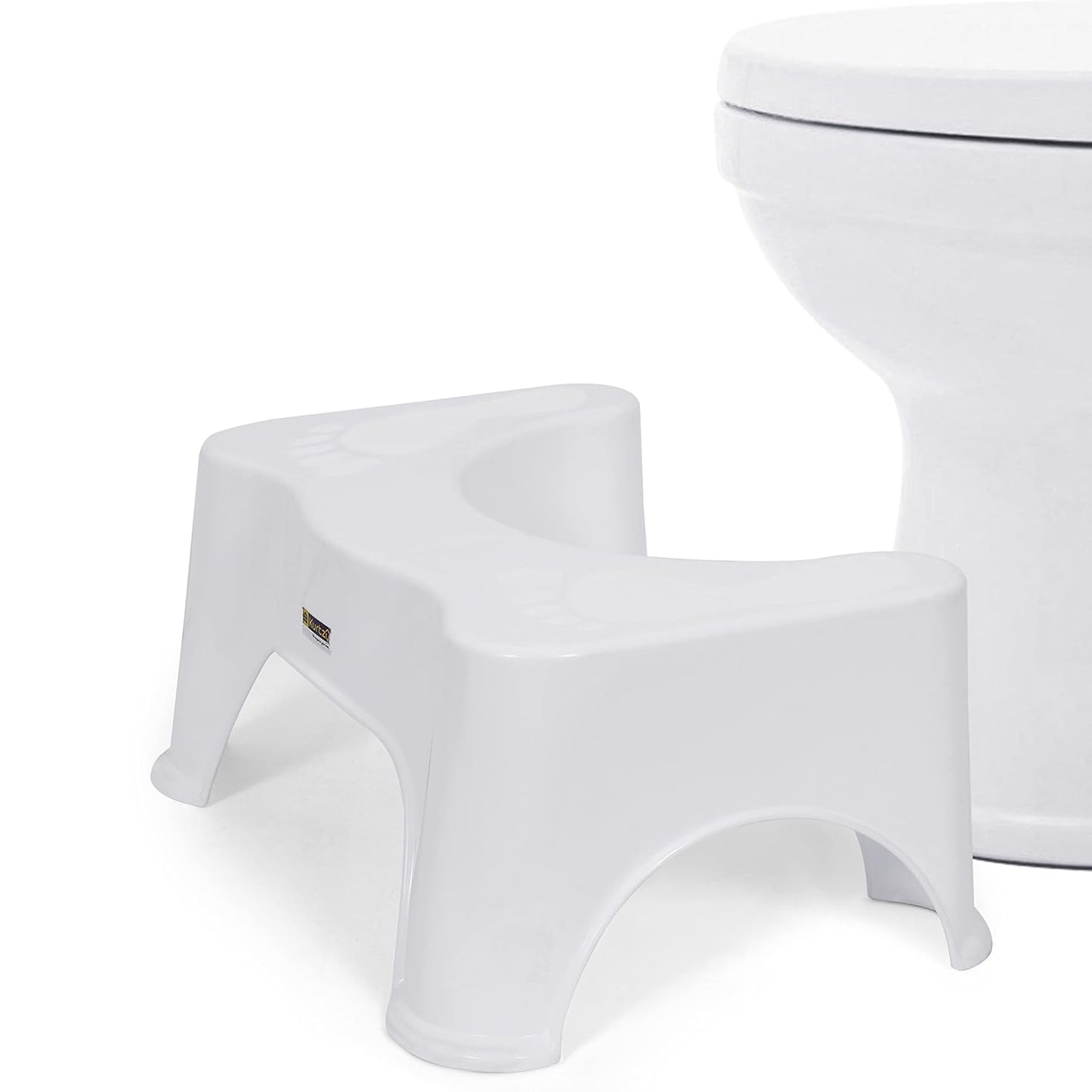 Toilet Foot Stool - Squatty Potty Stool Every Home Needs Space Saving Toilet Foot Stool for Adults & Kids