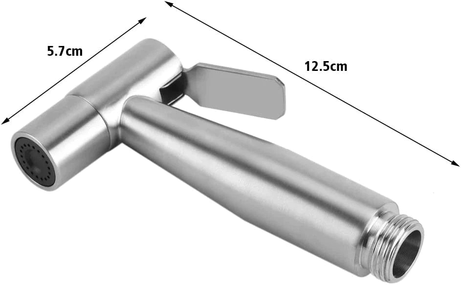 Stainless Steel Muslim Toilet Shower with 120 CM Hose Chain