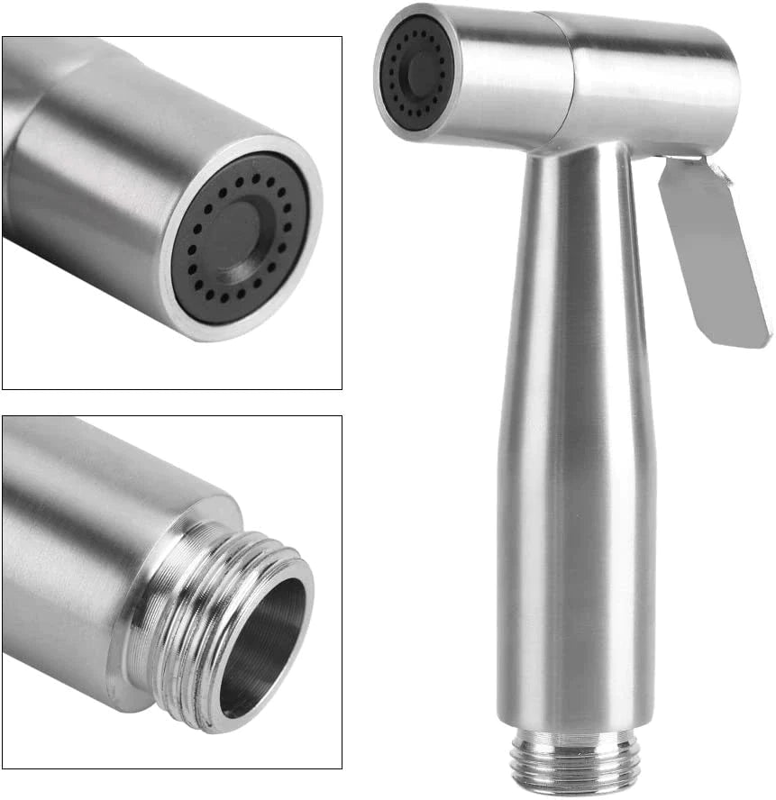 Stainless Steel Muslim Toilet Shower with 120 CM Hose Chain