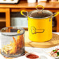 2L Oil Fryer Pot with Removable Basket & Cover