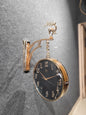 DOUBLE SIDE HANGING WALL CLOCK