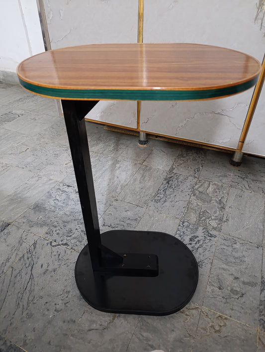 Oval C-Shaped Sofa Side Table